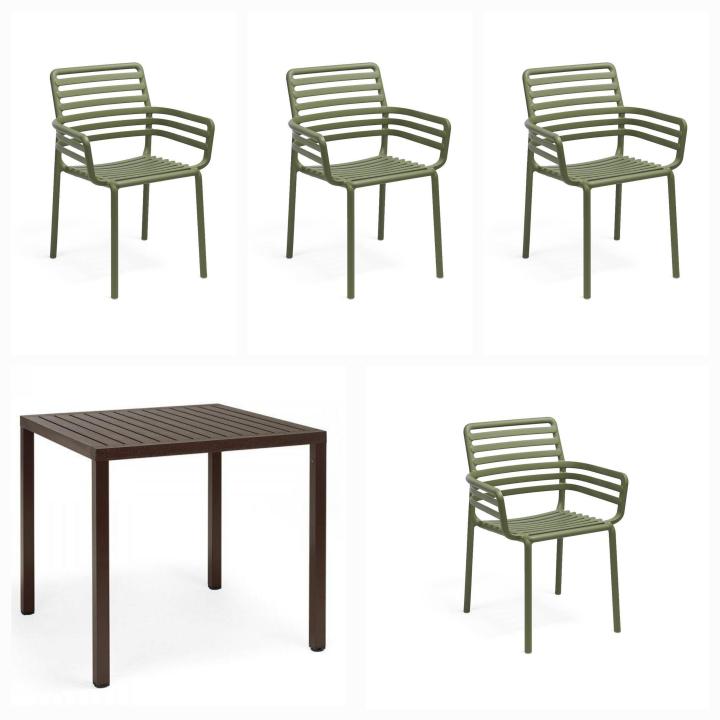 SALE Nardi Doga Armchairs & Cube Table Set