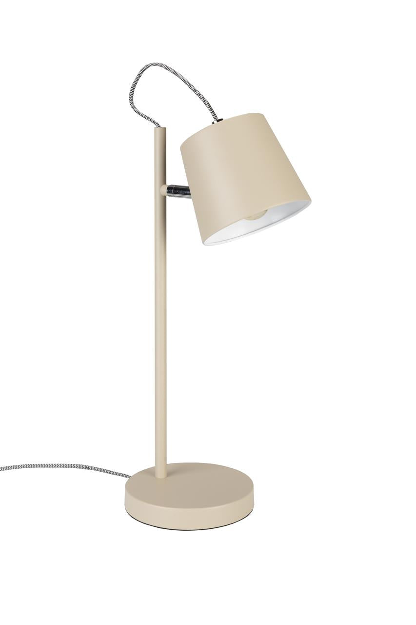 Beige Buckle Head Table Lamp