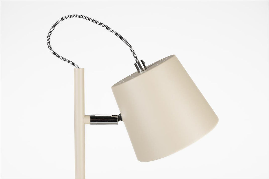 Beige Buckle Head Table Lamp