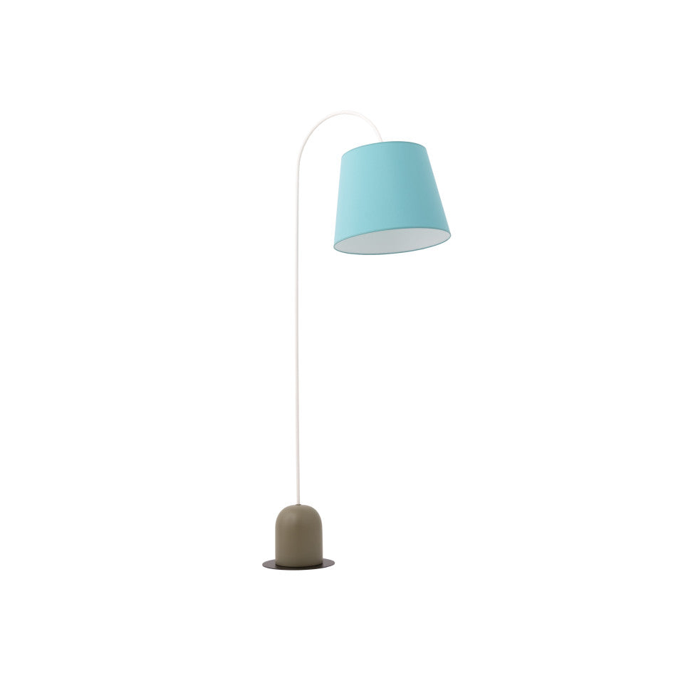 Scotty Floor Lamp Blue Shade