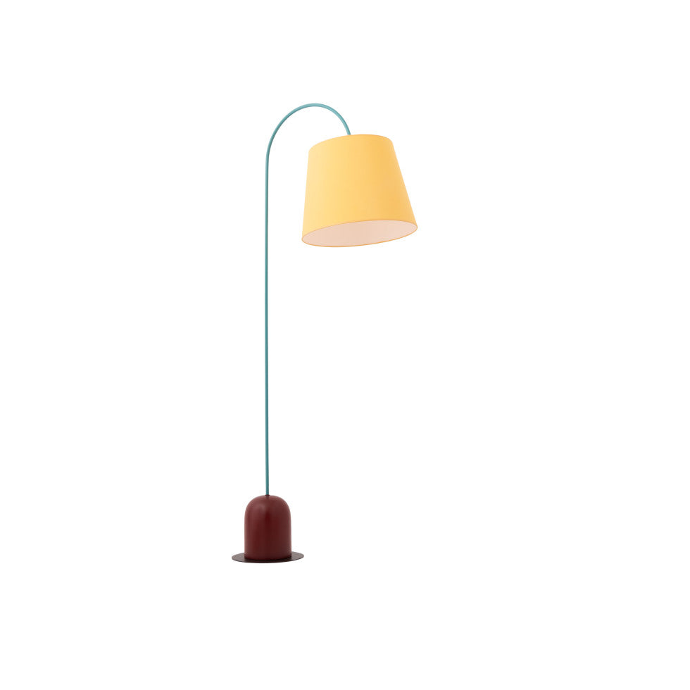 Scotty Floor Lamp Yellow Shade