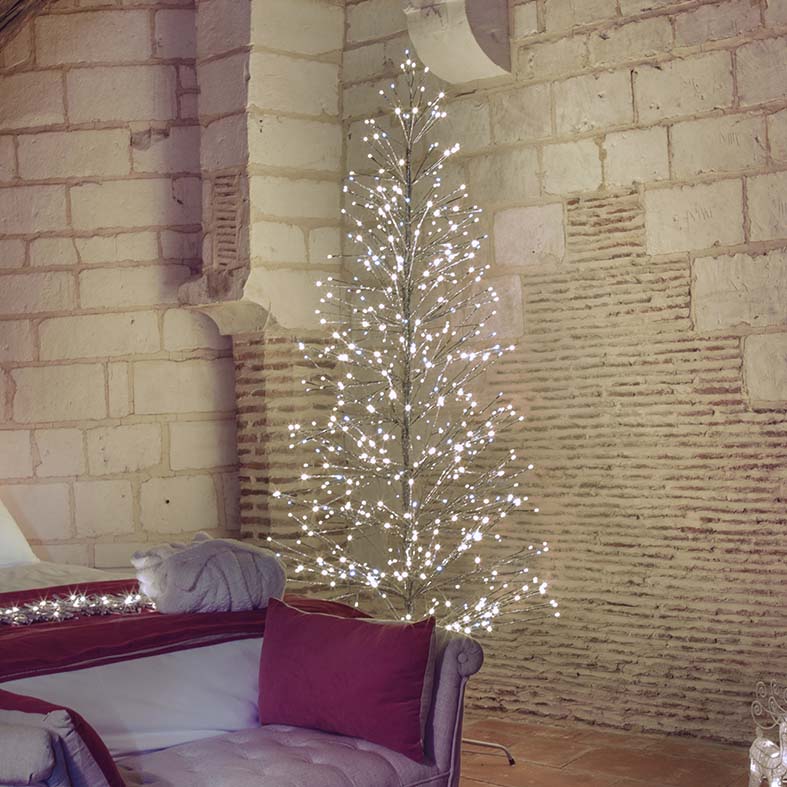 NEW Silver LED Christmas Trees 2024