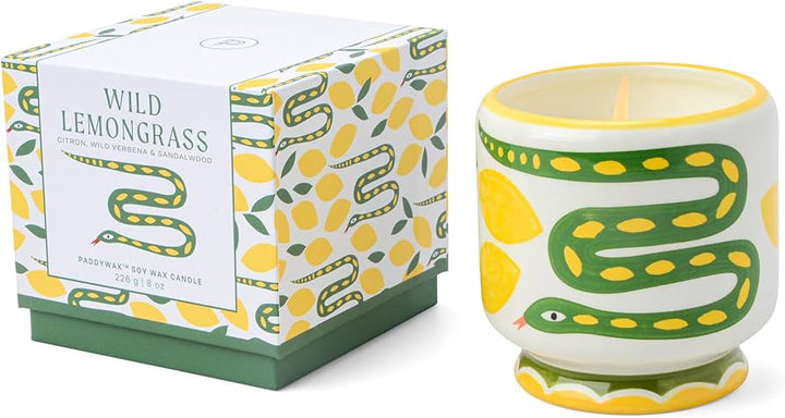 Snake Ceramic Candle & Matches