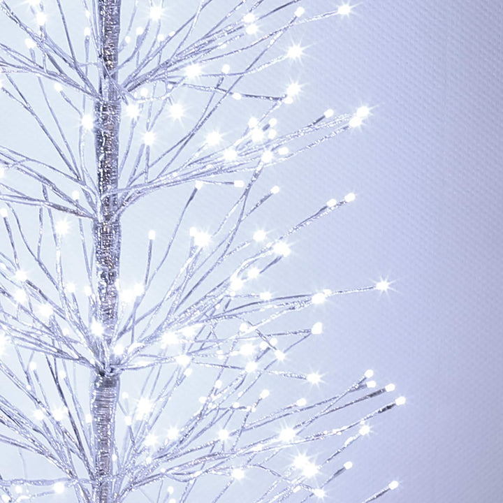 NEW Silver LED Christmas Trees 2024