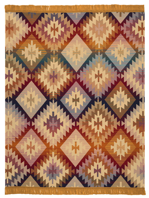 Ikat Diamond Multi Blanket