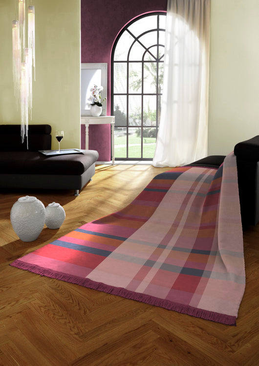 Check Plum Blanket
