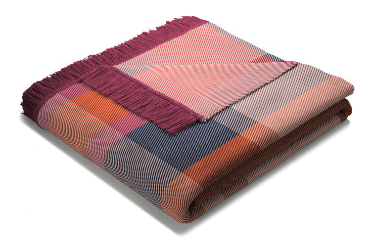 Check Plum Blanket