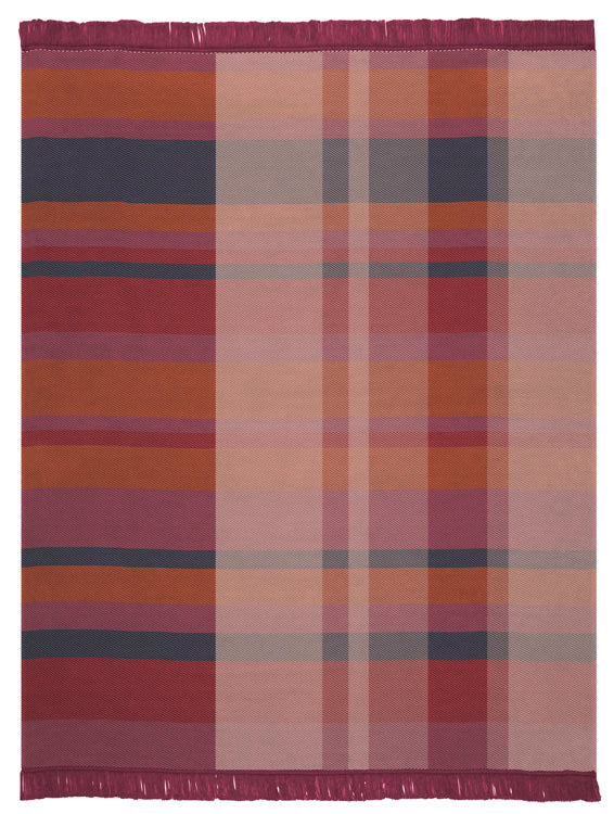 Check Plum Blanket