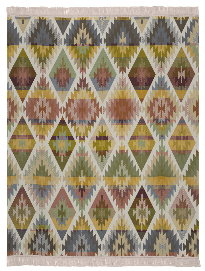 Ikat Diamond Multi Blanket