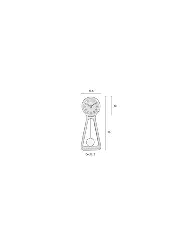 Terrazzo Pendulum Clock