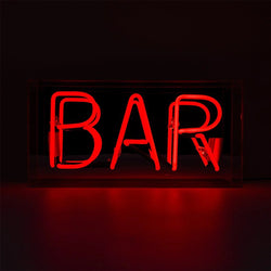 Neon Bar Glass Sign