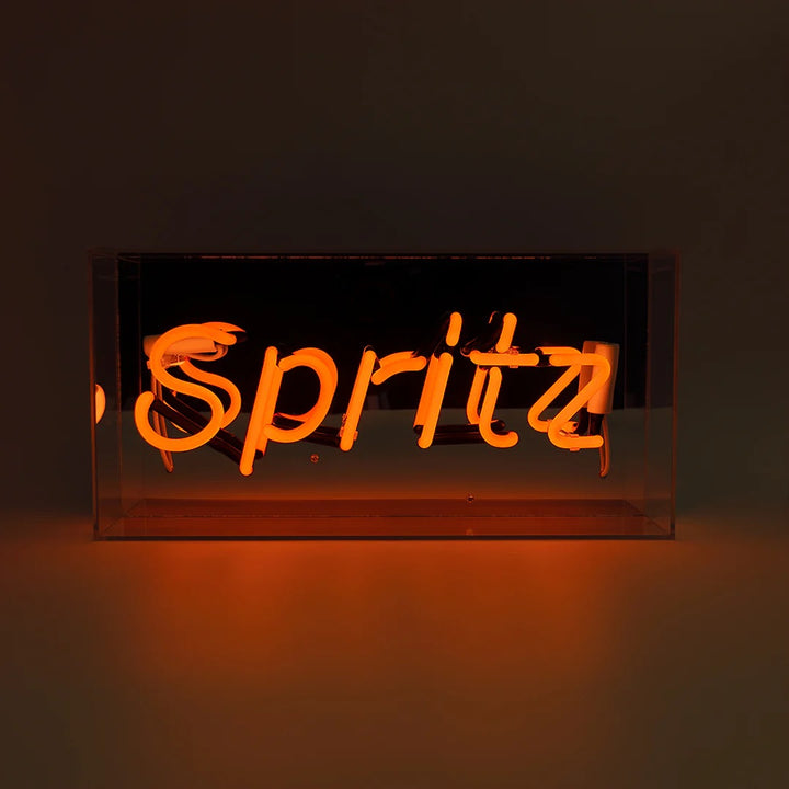 Spritz Neon Glass Sign