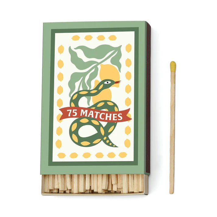 Snake Ceramic Candle & Matches
