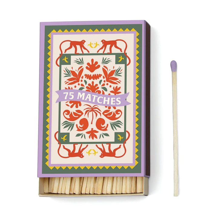 'Jungle' Ceramic Candle & Matches