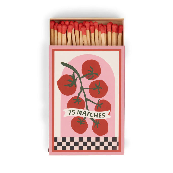 Tomato Vine Ceramic Candle & Matches