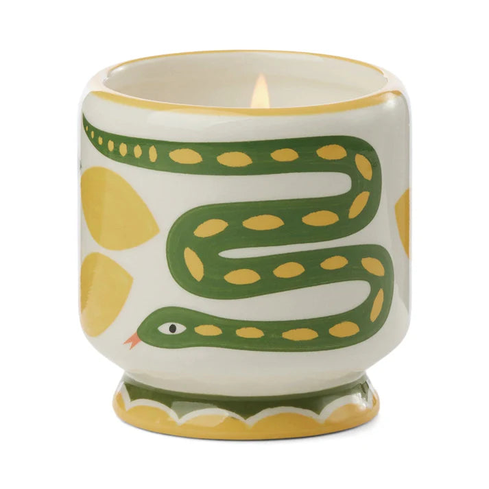 Snake Ceramic Candle & Matches
