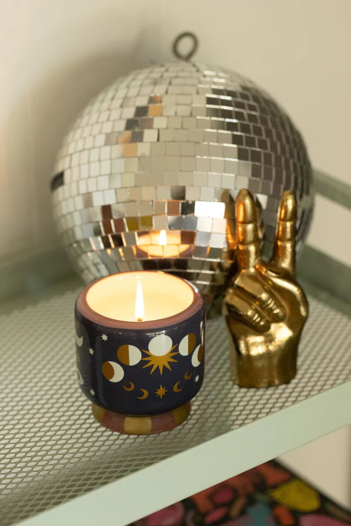 'Moon' Ceramic Candle & Matches