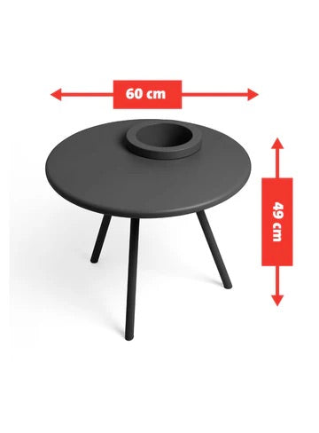 Anthracite Bakkes Side Table