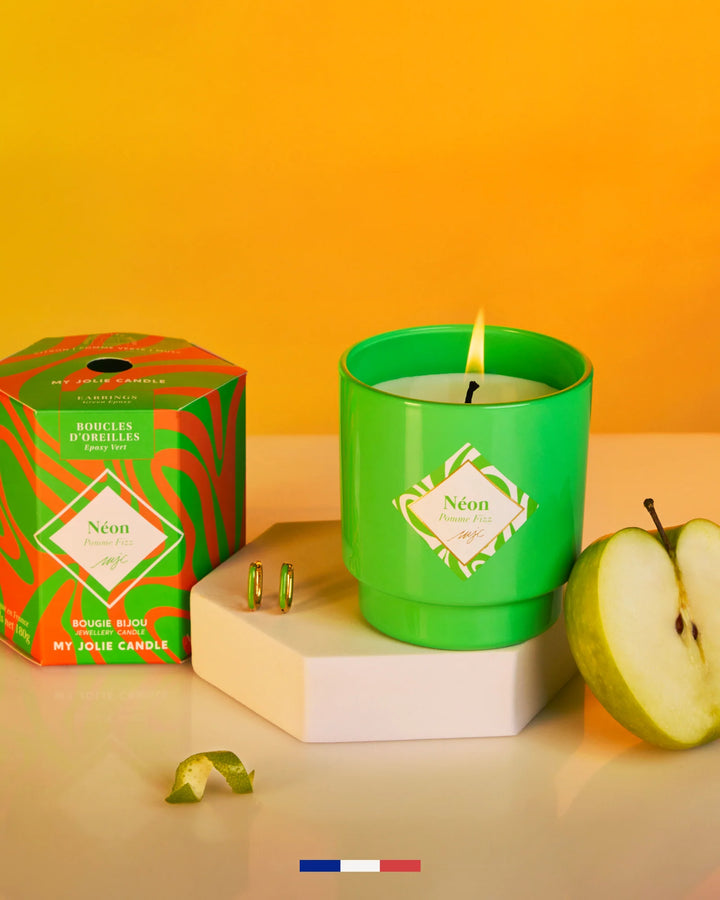My Jolie Neon Candles & Earrings