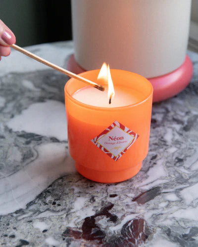 My Jolie Neon Candles & Earrings