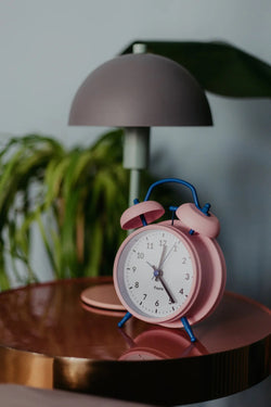 Pink Retro Alarm Clock