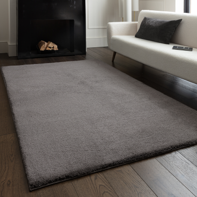 Como Charcoal Runner & Rugs