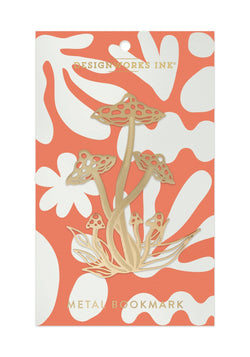 Mushroom Brass Bookmark