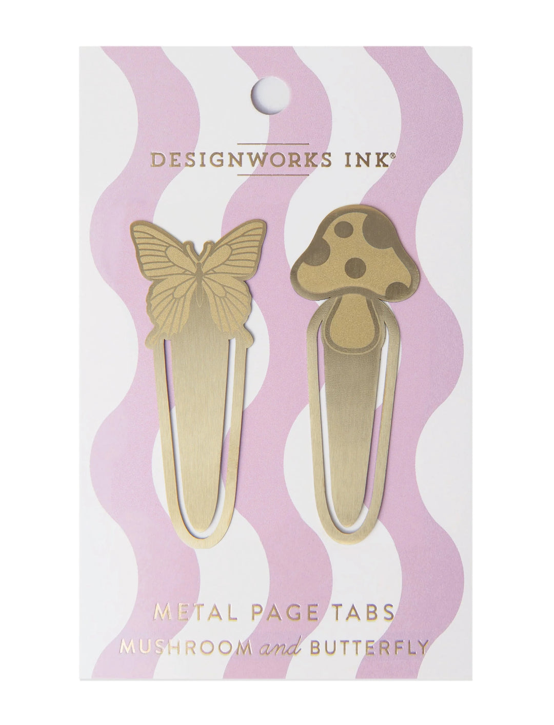 Butterfly & Mushroom Metal Page Tabs