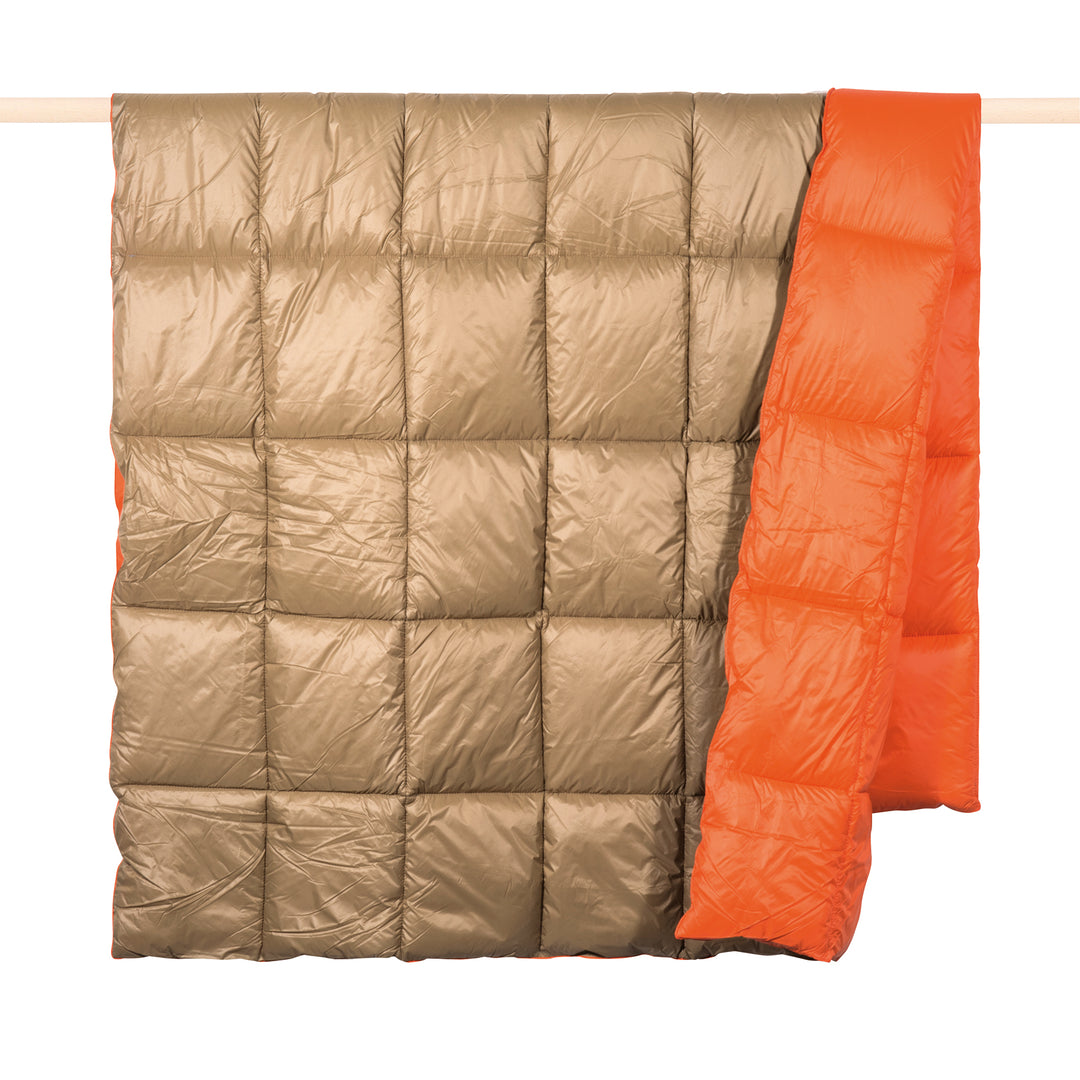 Beige & Orange Garment Throw