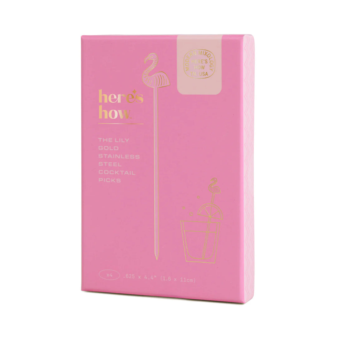 The Lily Flamingo Cocktail Picks