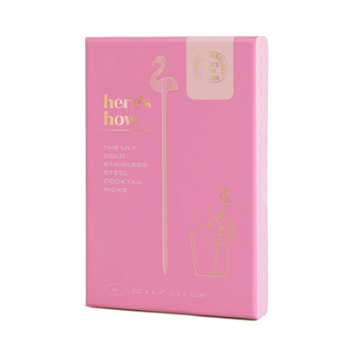 The Lily Flamingo Cocktail Picks