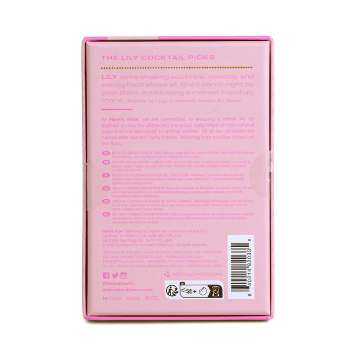 The Lily Flamingo Cocktail Picks