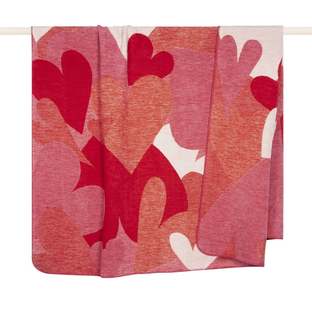 Hearts Throw