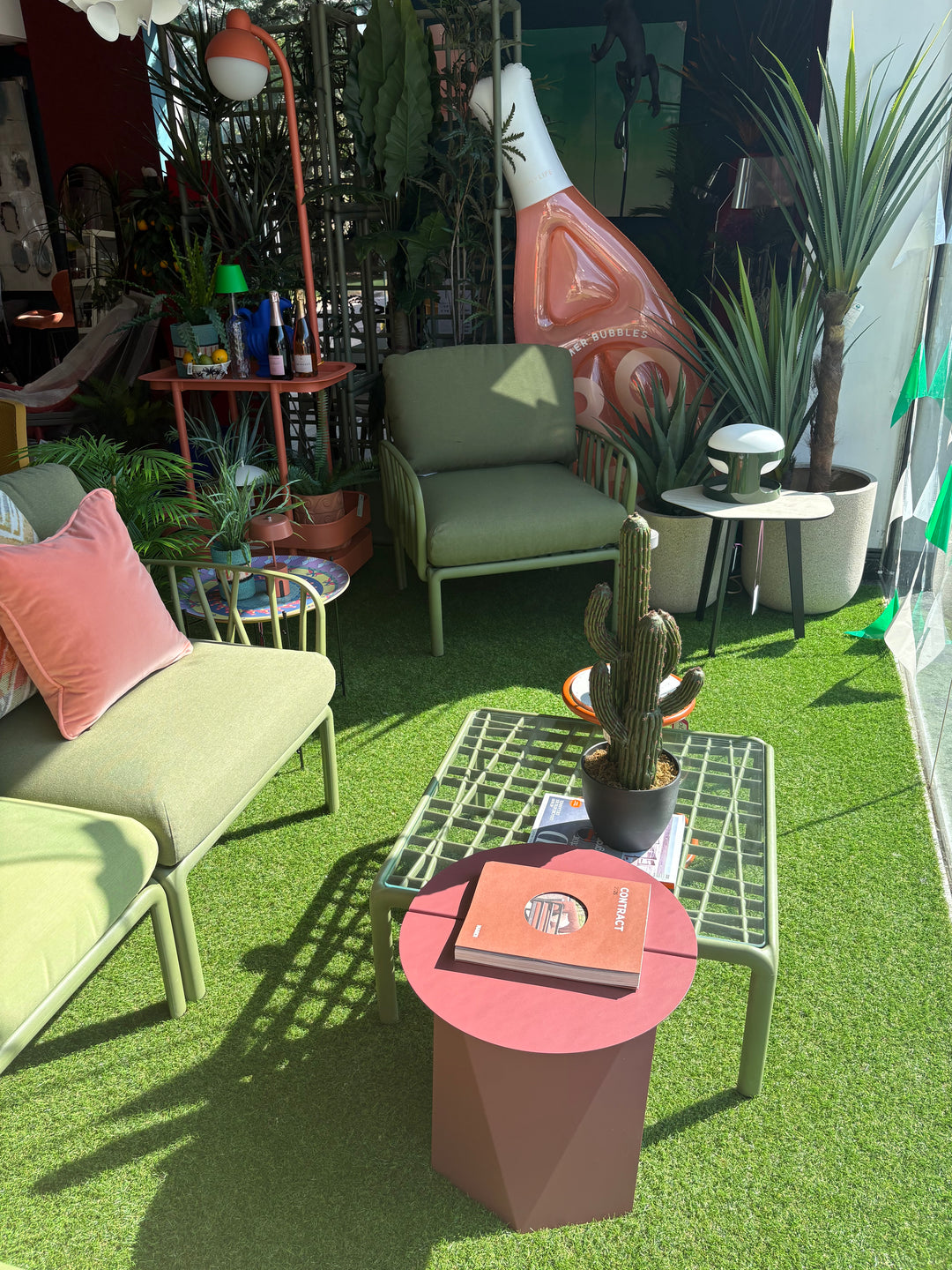 SALE Nardi Komodo 2 Seater Sofa, 2 Armchairs, Corner &amp; Table Set