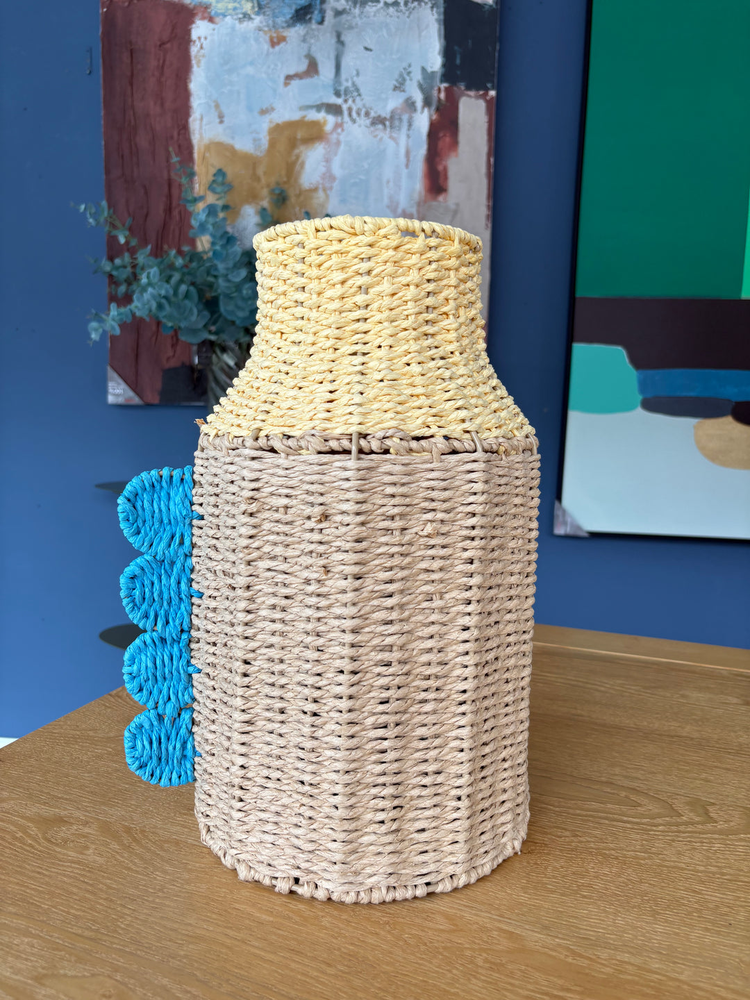 SALE Yellow Vase