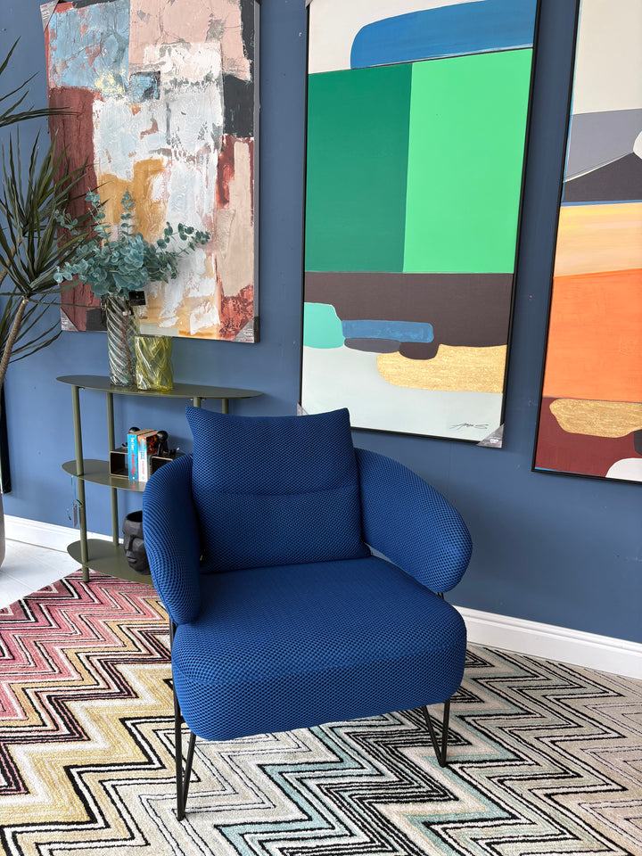 SALE Ex-Display Blue Peppo Armchair