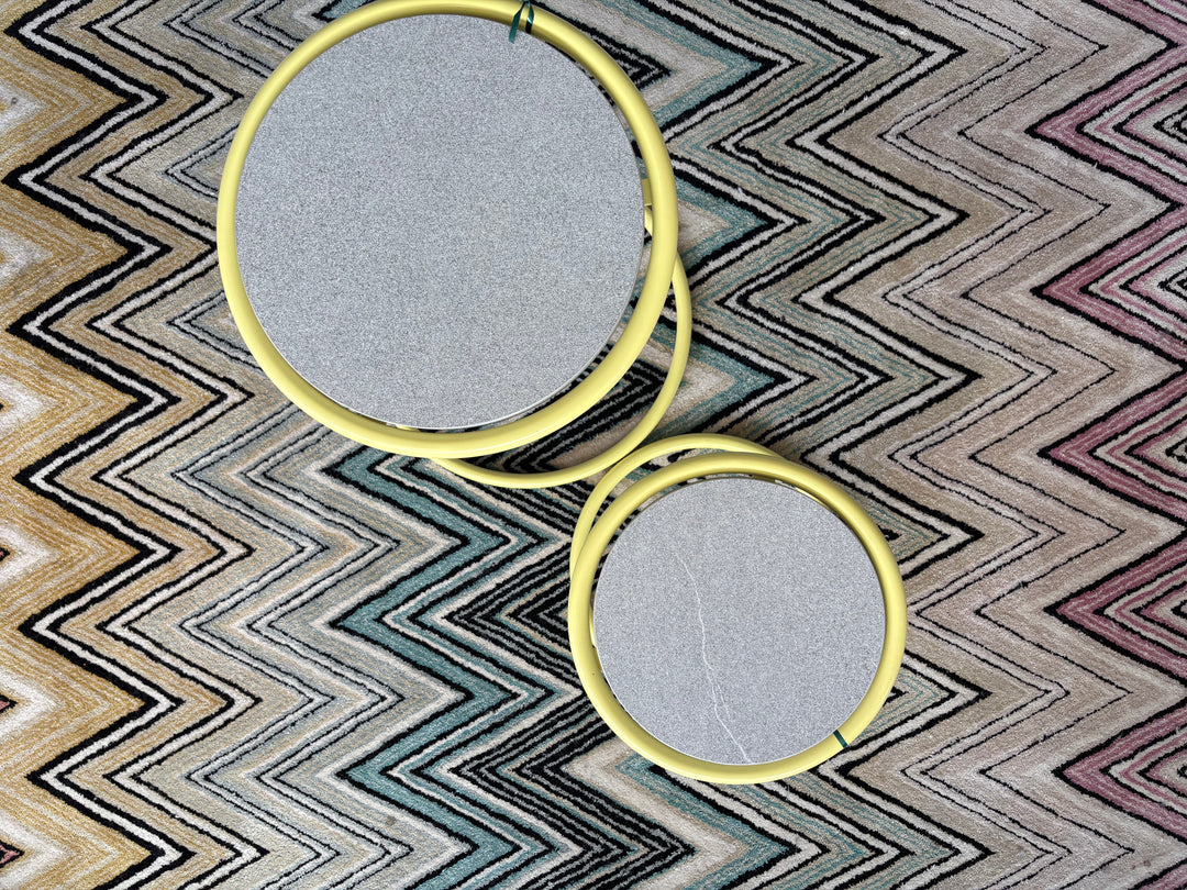 SALE Ex-Display Yellow Kangoo Side Tables Set