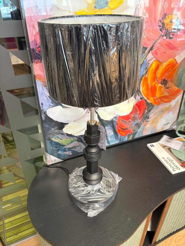 SALE Black Totem Table Lamp