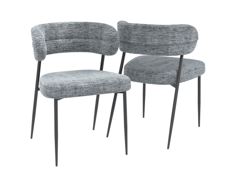 Chair Set Londres Plush Material