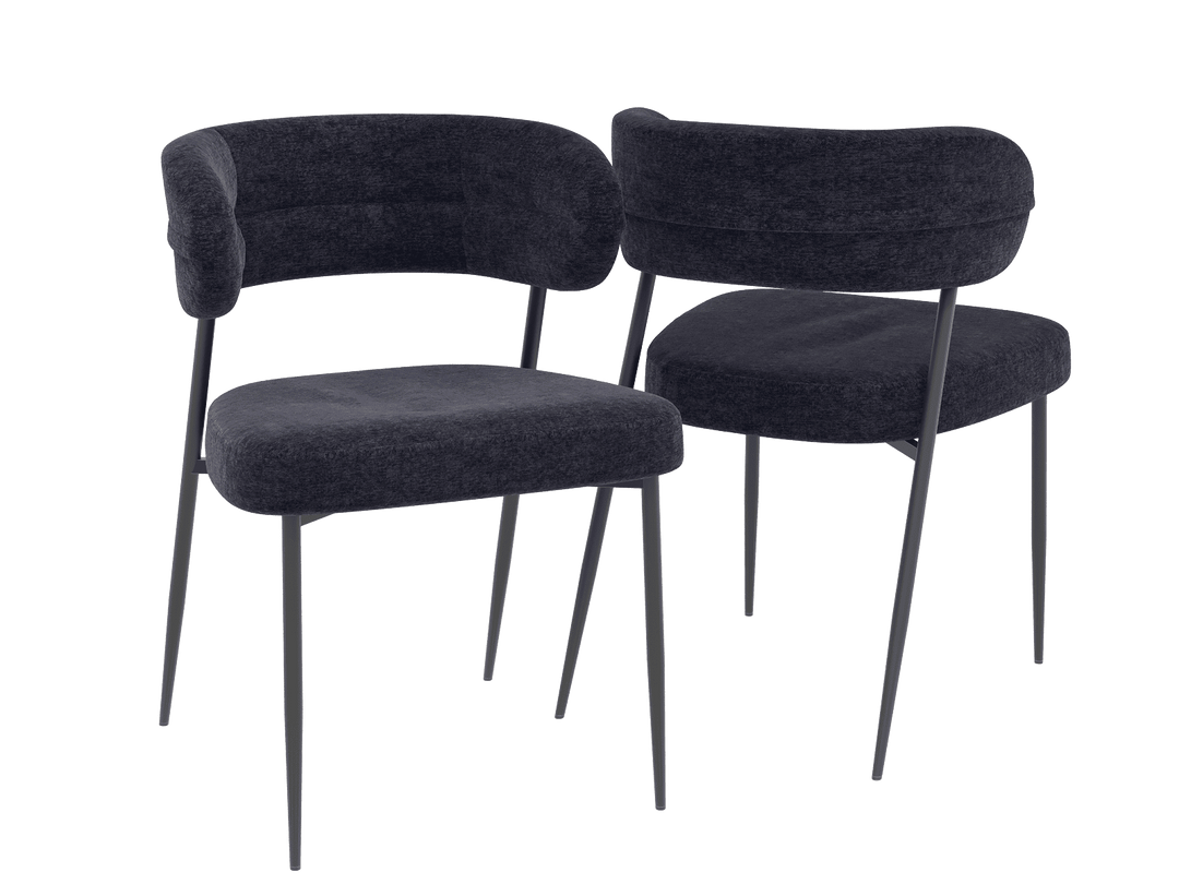 Chair Set Londres Plush Material