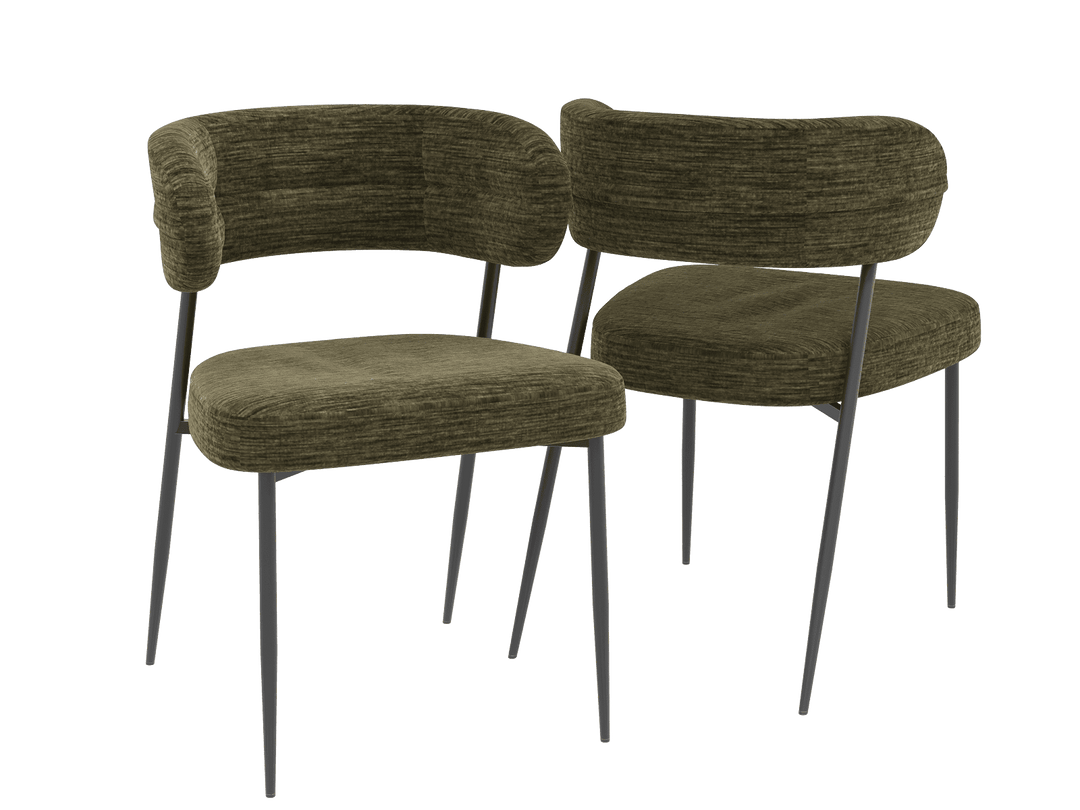 Chair Set Londres Plush Material