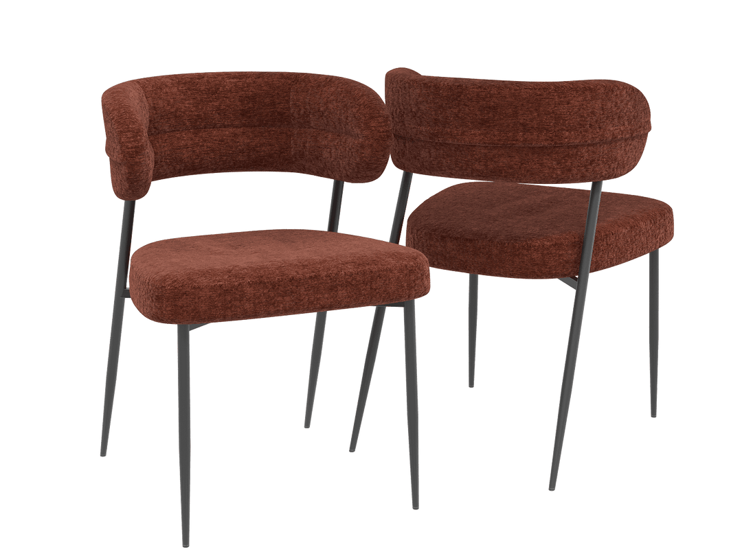 Chair Set Londres Plush Material