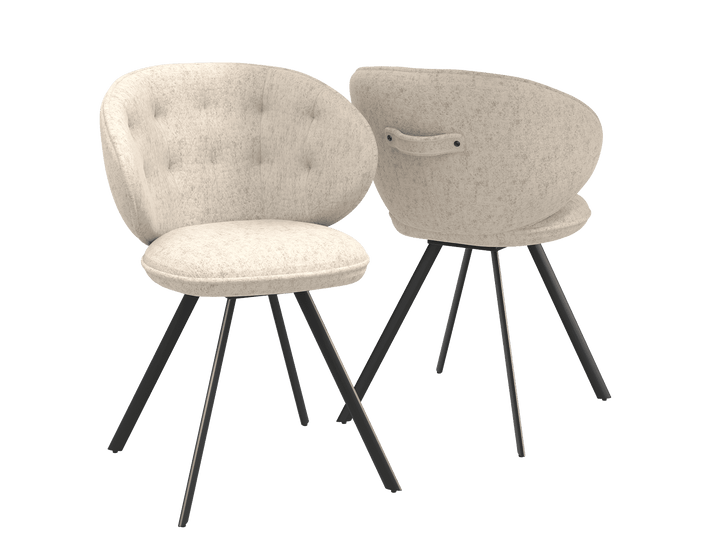Chair Set Nottingham Plush Material