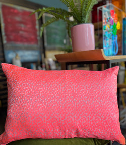 Dagny Pink dotted Cushion