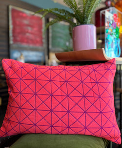 Dagny Pink and purple Cushion