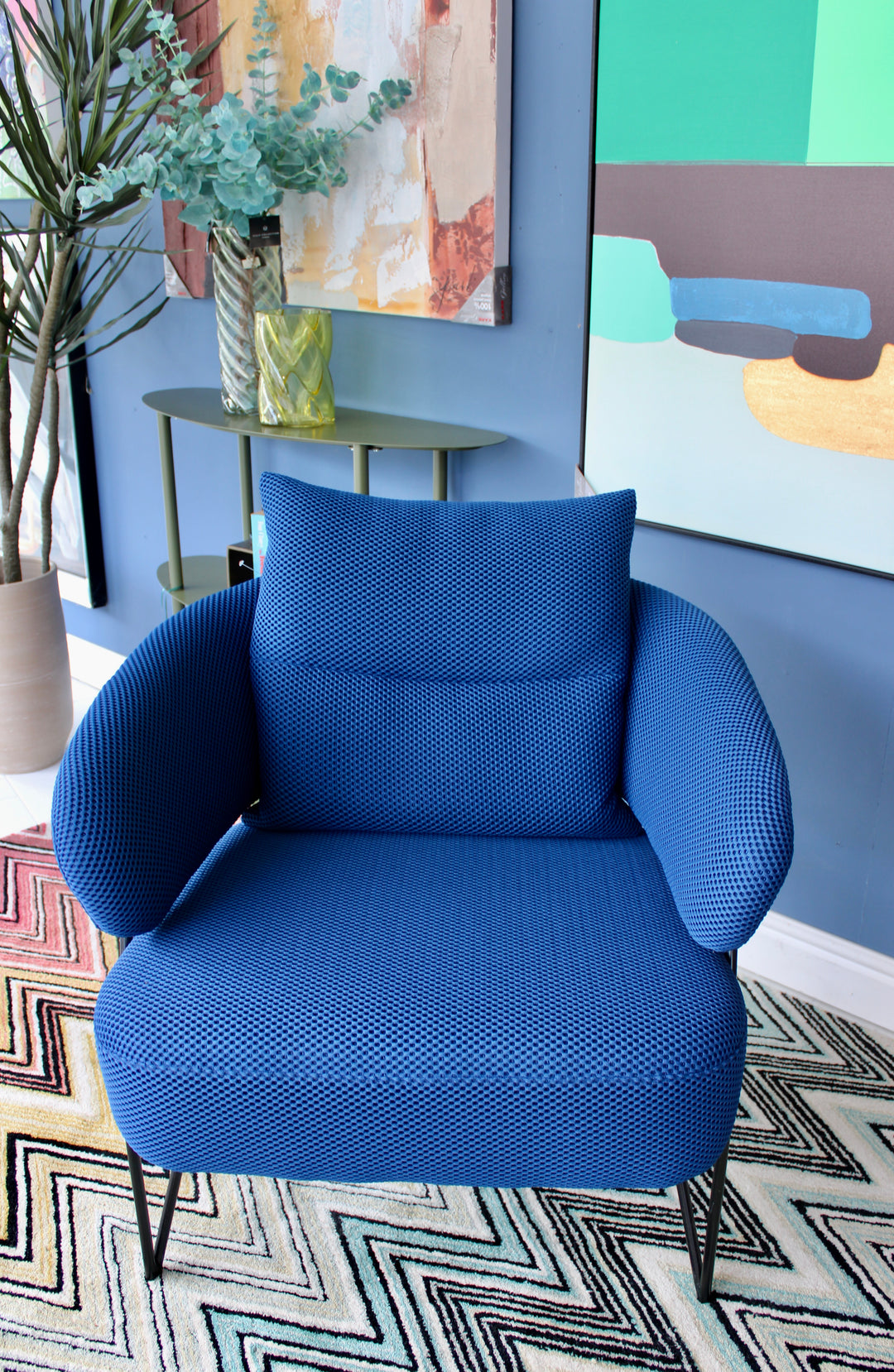 SALE Ex-Display Blue Peppo Armchair
