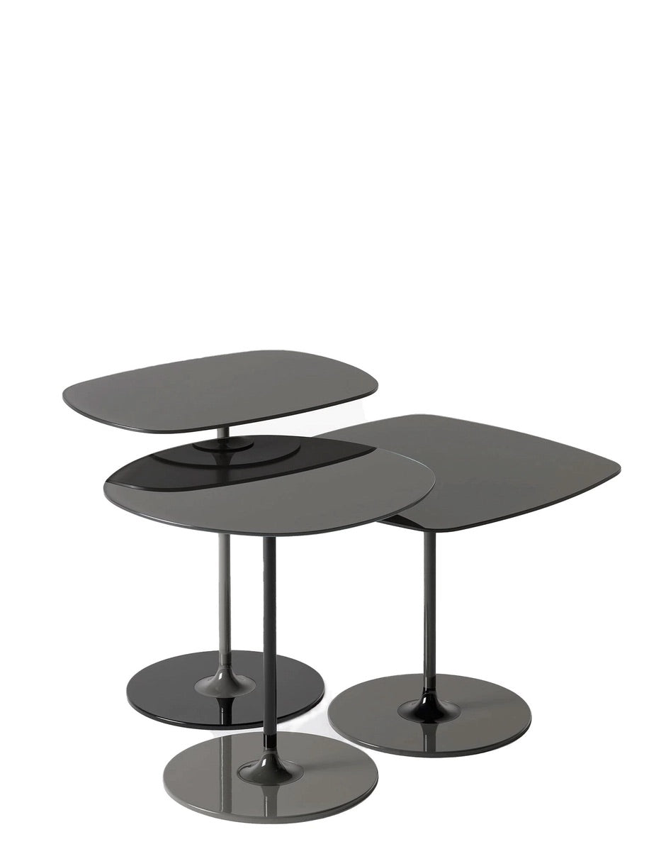 Kartell Thierry Glass Side Tables