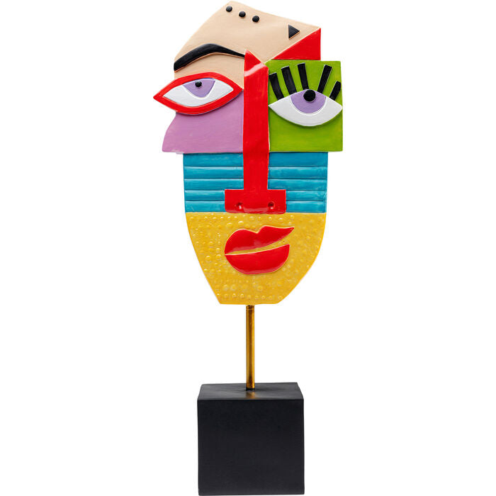 Abstract Face Multicolour Ornament