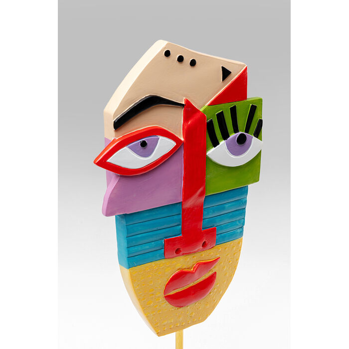 Abstract Face Multicolour Ornament