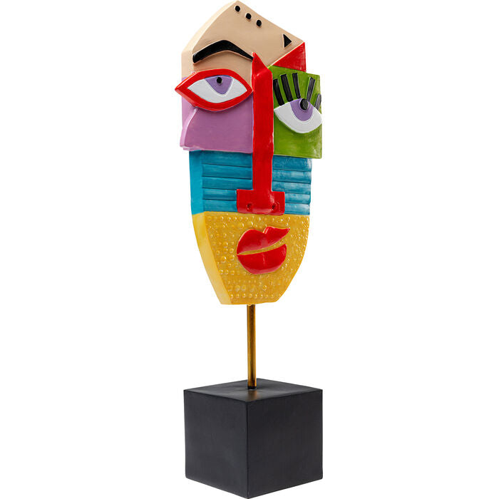 Abstract Face Multicolour Ornament